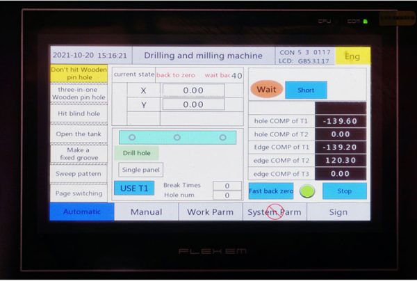 CK-3000B CNC SIDE DRILLING MACHINE