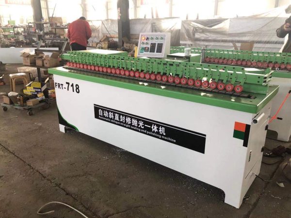 oblique straight edge banding machine