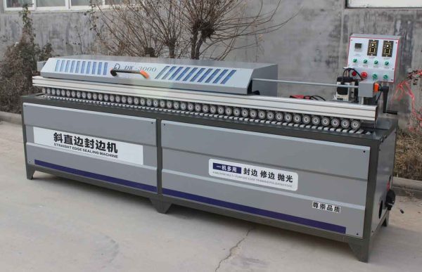 oblique straight edge banding machine