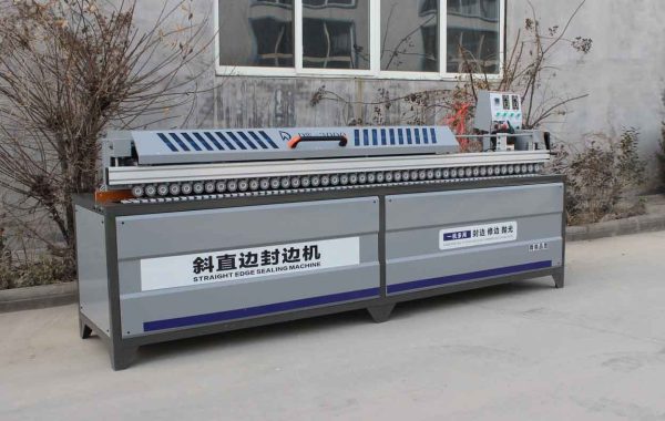 oblique straight edge banding machine